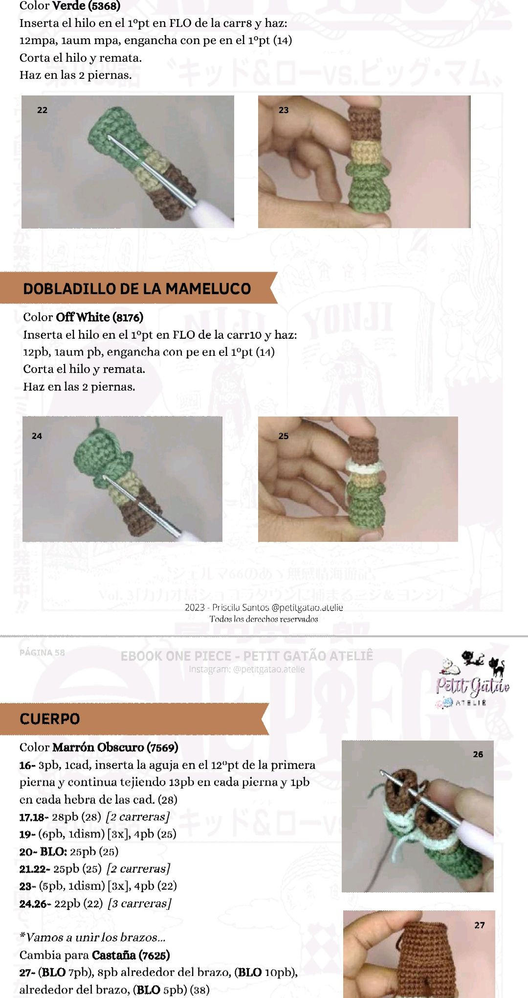 Patron Amigurumi Usopp One Piece - Ebook PDF