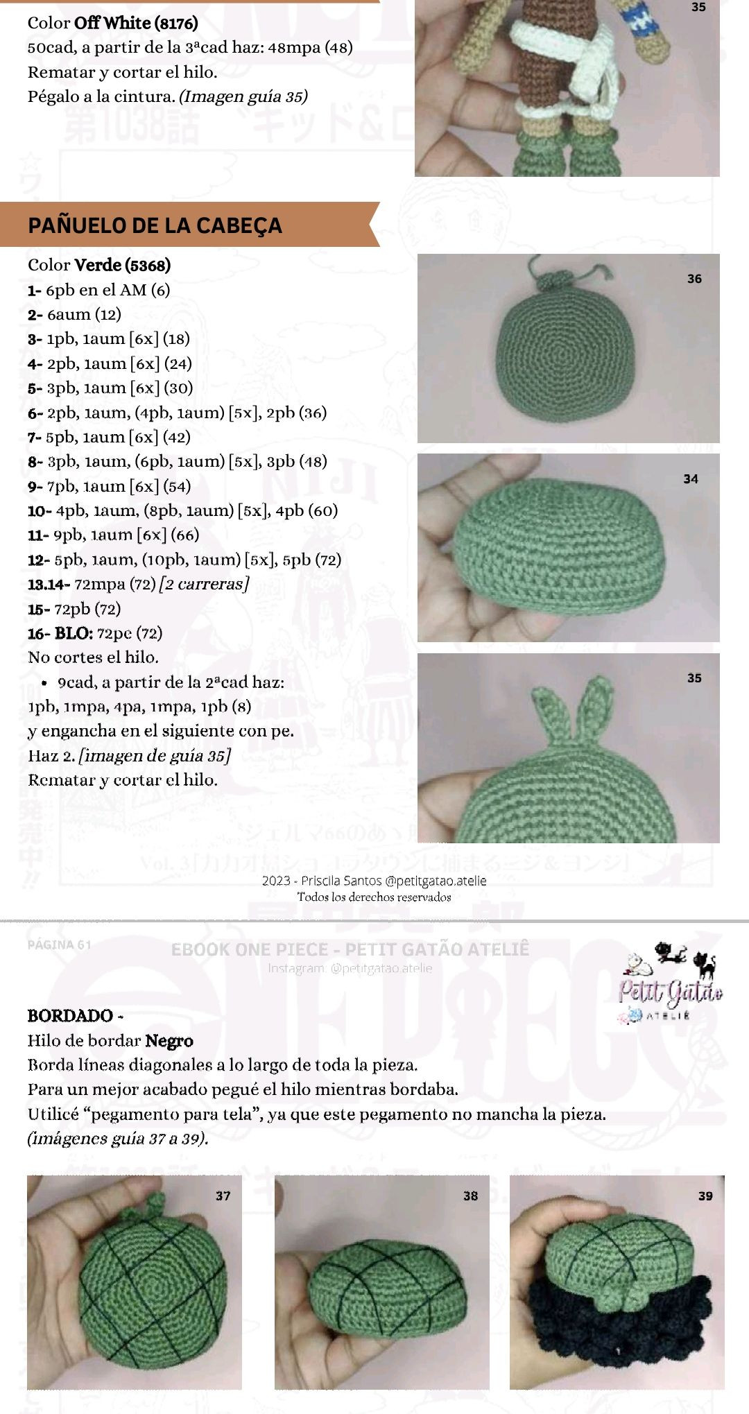 Patron Amigurumi Usopp One Piece - Ebook PDF