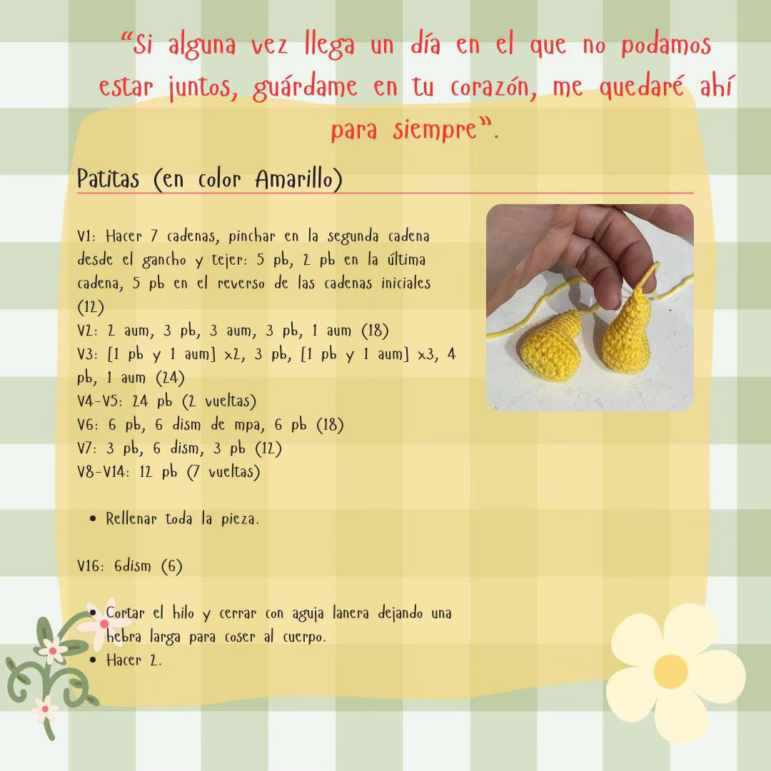 Patrón Amigurumi Winnie the Pooh: Gato Amarillo con Camiseta Roja y Potito de Miel