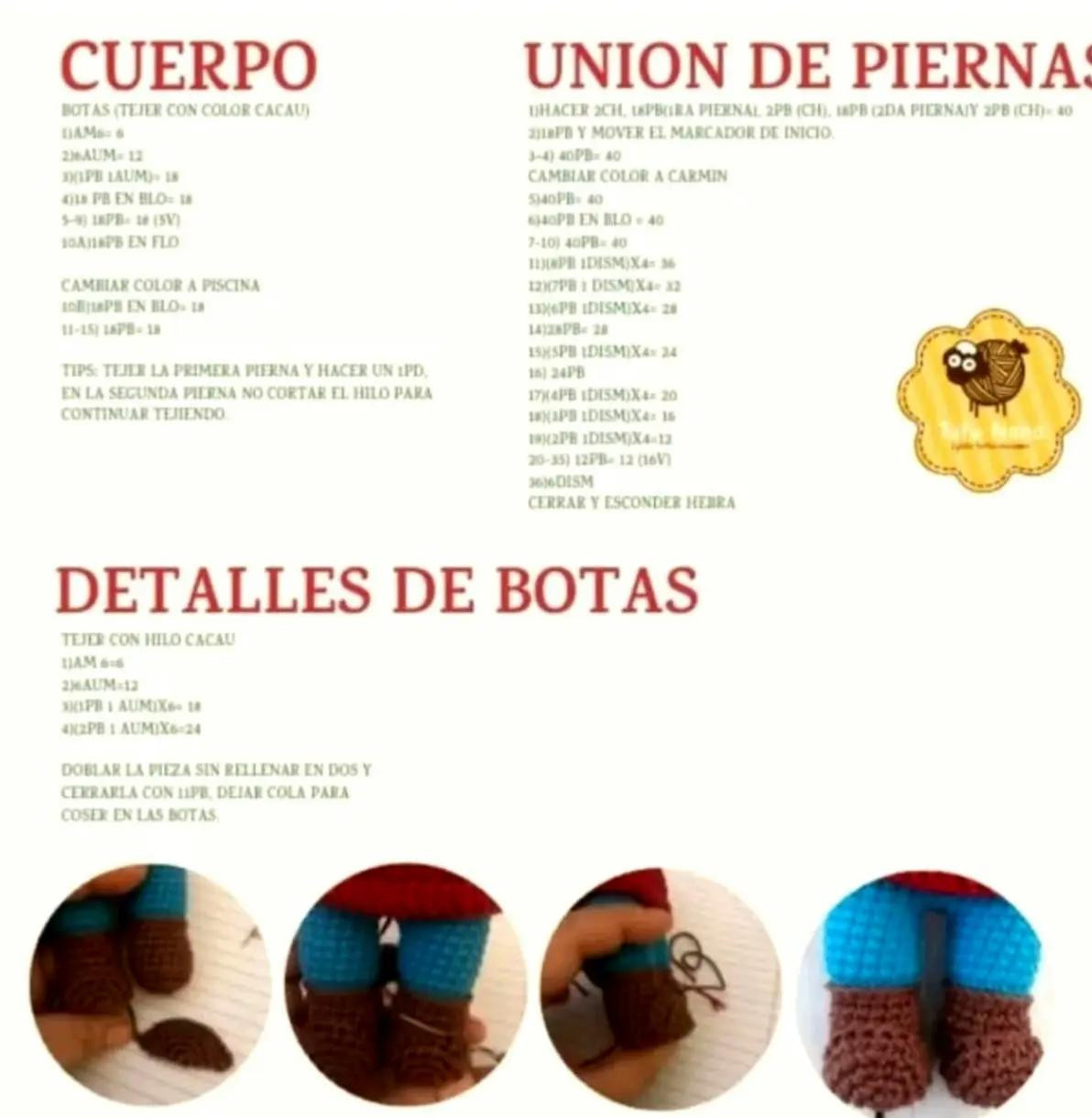 Patrón Cascanueces de Navidad Amigurumi Paso a Paso