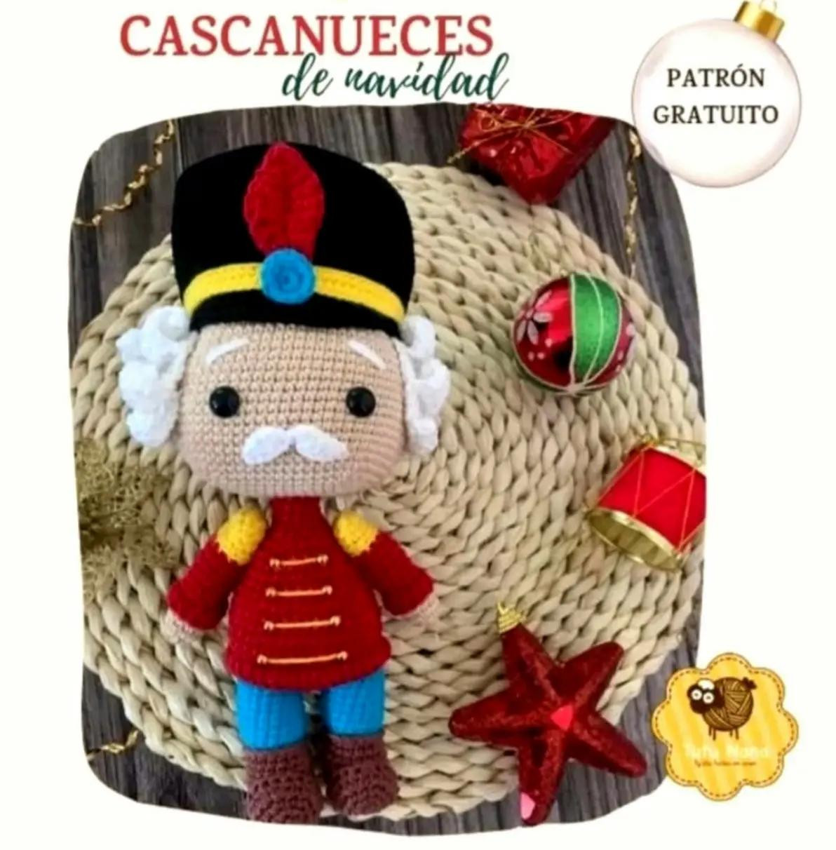 Patrón Cascanueces de Navidad Amigurumi Paso a Paso