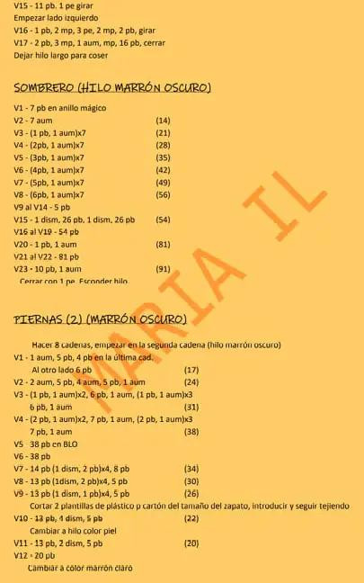 Patrón completo para amigurumi Zenón: muñeco y perro