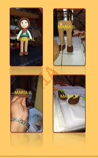 Patrón completo para amigurumi Zenón: muñeco y perro