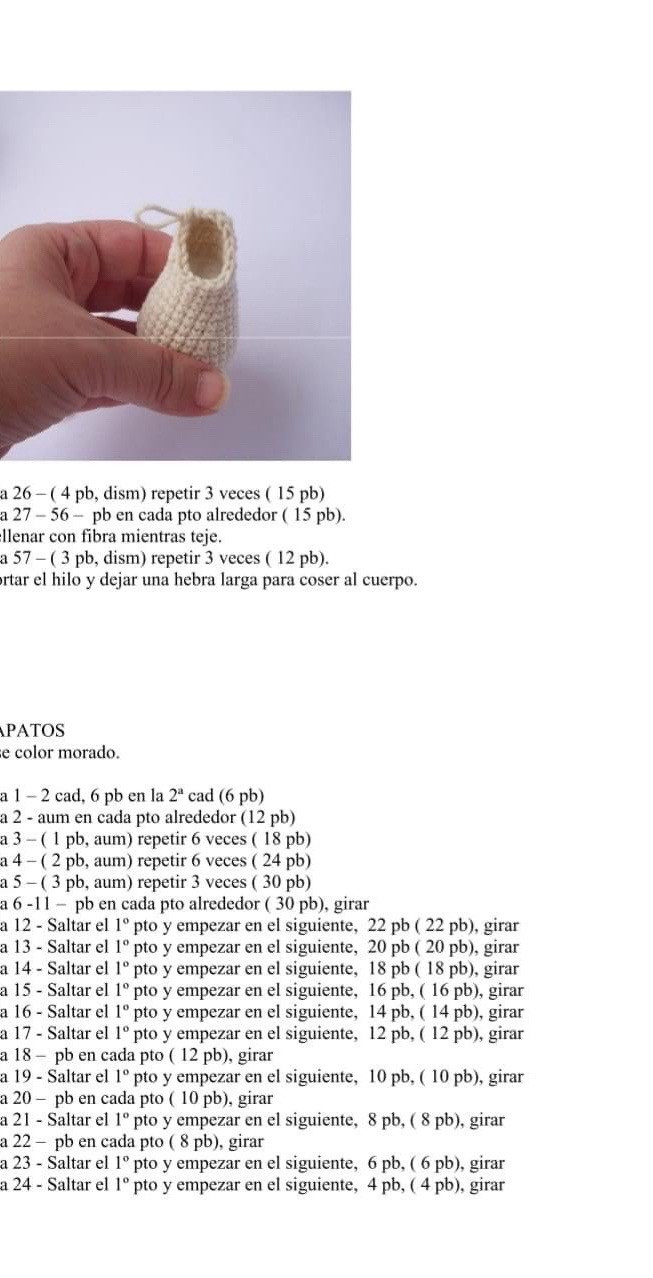 Patrón completo para tejer la muñeca amigurumi Didi