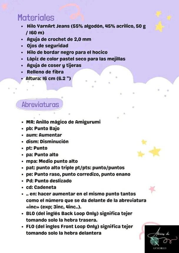 Patrón Conejito Amigurumi Gratuito - Tutorial Paso a Paso