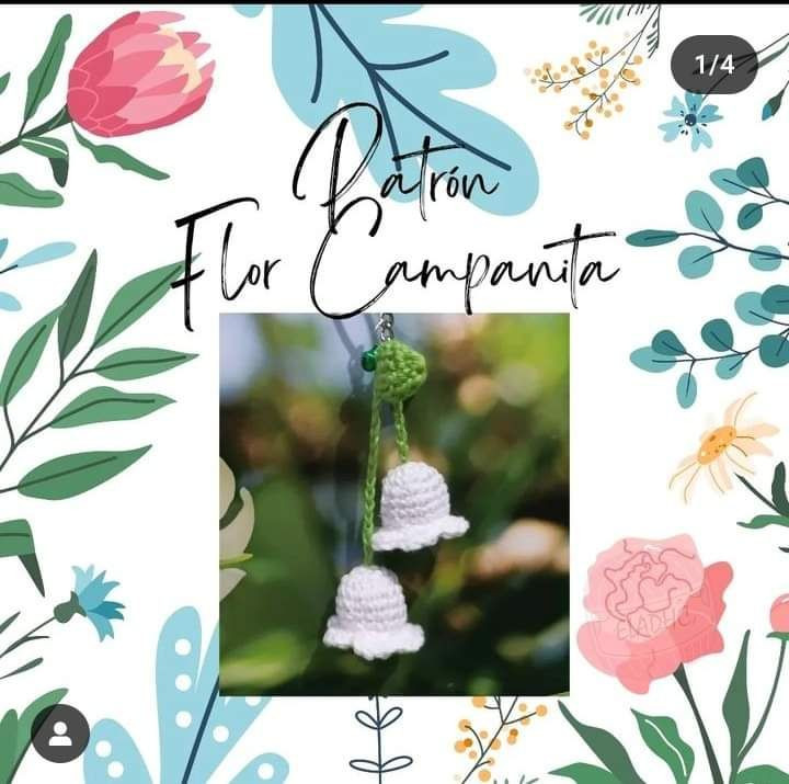 Patrón Crochet Flor Campanita: Guía Paso a Paso