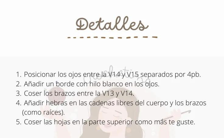 Patrón Crochet Mandrágora Harry Potter