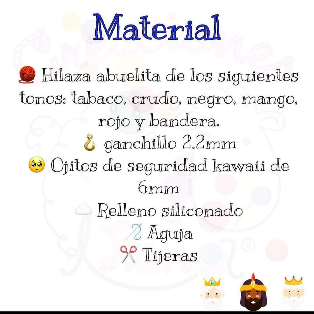 Patrón Crochet Rosca de Reyes