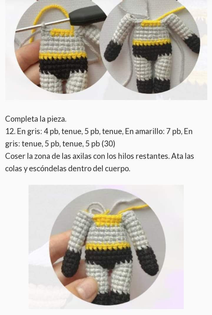 Patrón de Amigurumi Batman: El Caballero Oscuro