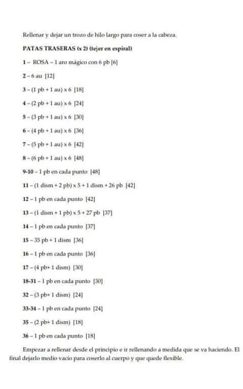 Patrón de Amigurumi Dinosaurio Triceratops Rosa