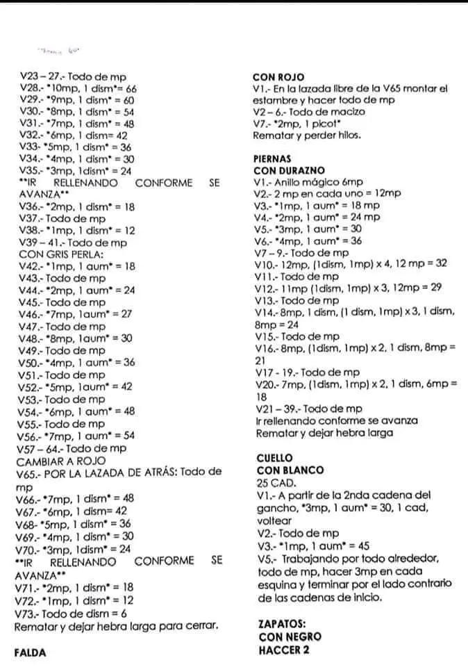 Patrón de Amigurumi Doctora Grande: Instrucciones Completas y Materiales
