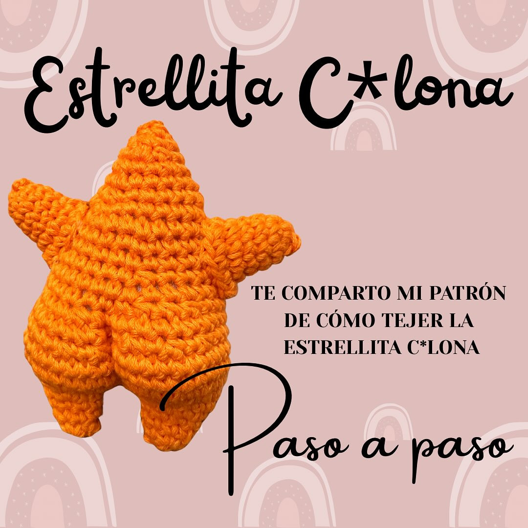 Patrón de amigurumi Estrellita C*lona paso a paso