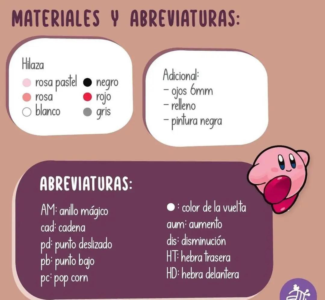 Patrón de Amigurumi: Kirby disfrazado de Jason Voorhees (Llavero)