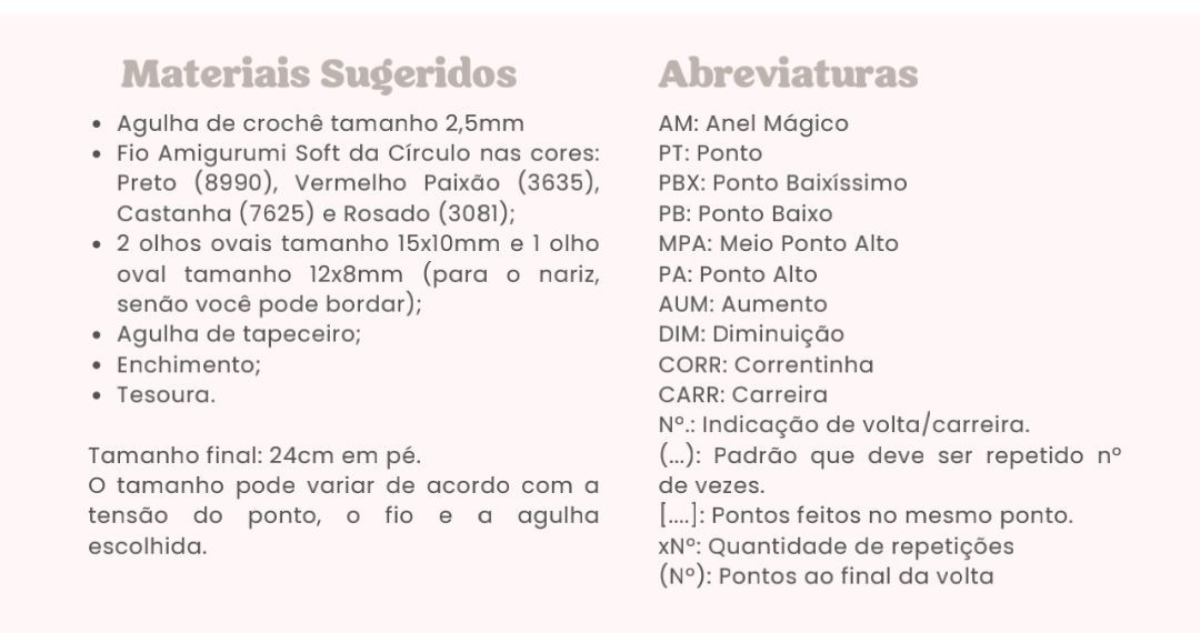 Patrón de Amigurumi Minnie Mouse con Vestido Rojo y Laço