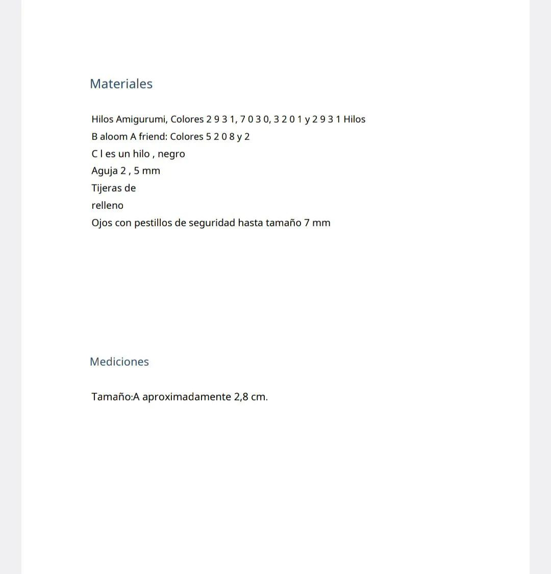 Patrón de Amigurumi: Muñeca con cabello amarillo y vestido azul