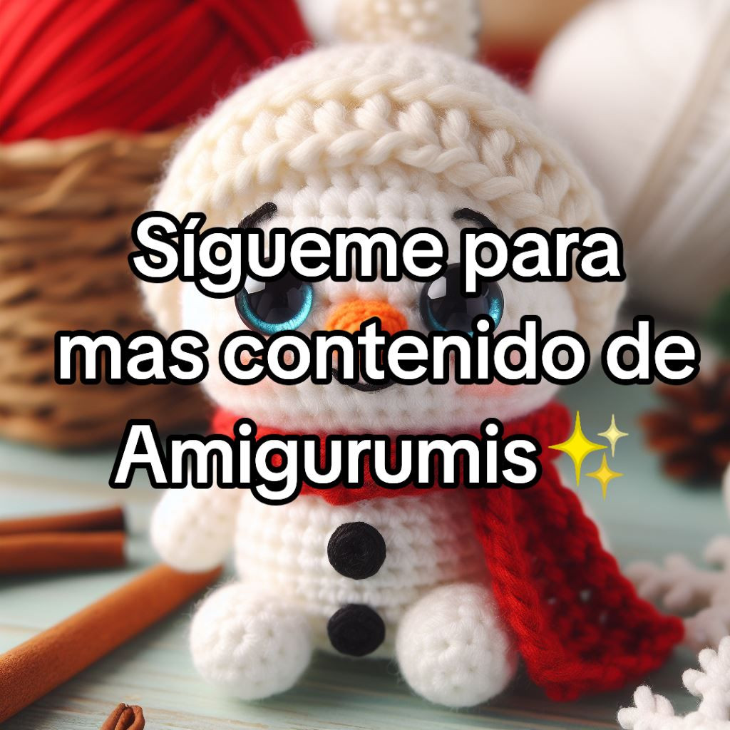 Patrón de Amigurumi Muñeco de Nieve Invierno PDF Gratis