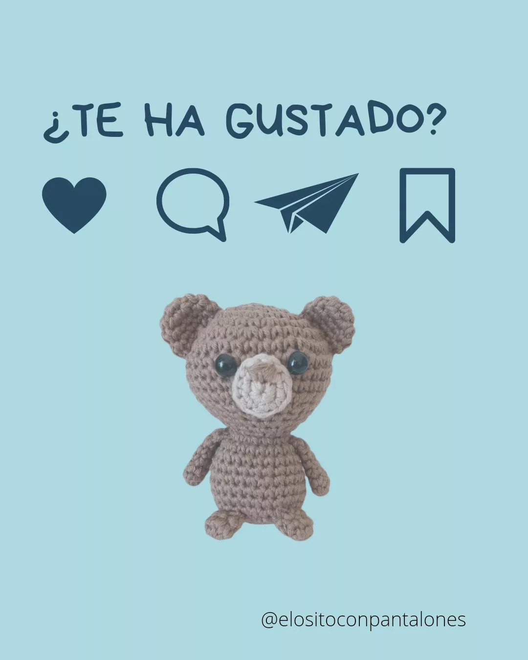 Patrón de Amigurumi Osito Kawi: Guía paso a paso para tejer un oso adorable