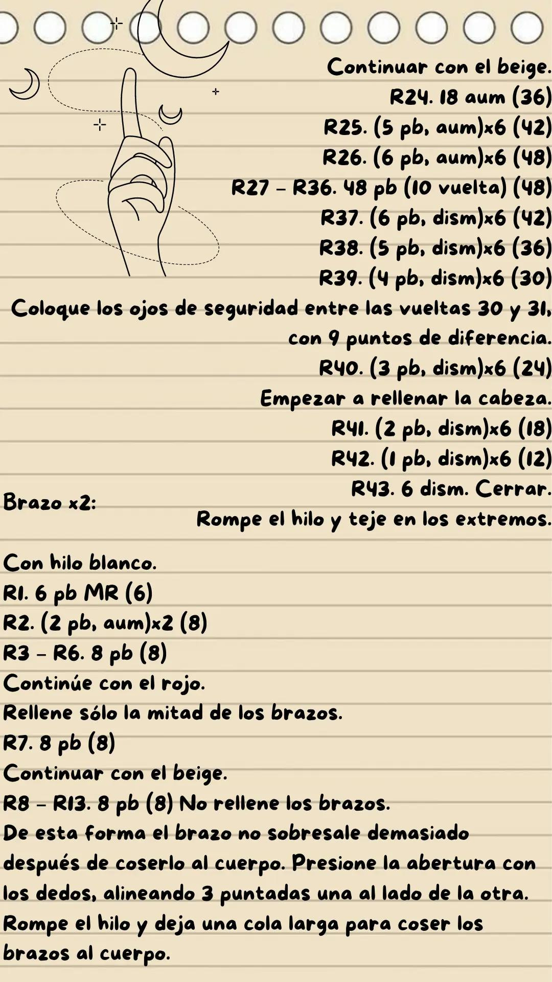 Patrón de Amigurumi Sailor Moon con cabello rubio y traje azul