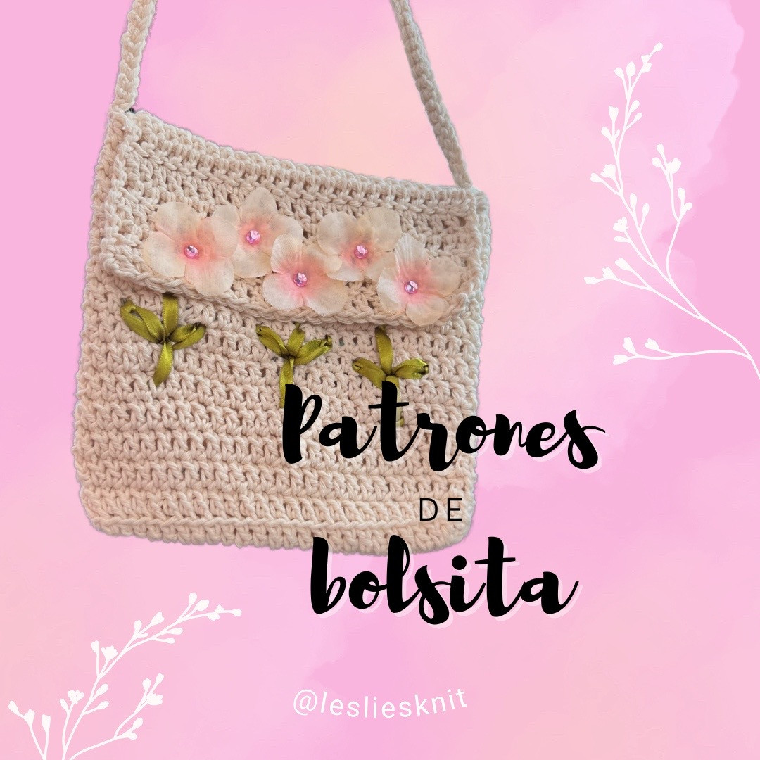 Patrón de Bolsita Mágica con Flores: Guía Paso a Paso para Crear una Bolso Crochet Bonito y Elegante