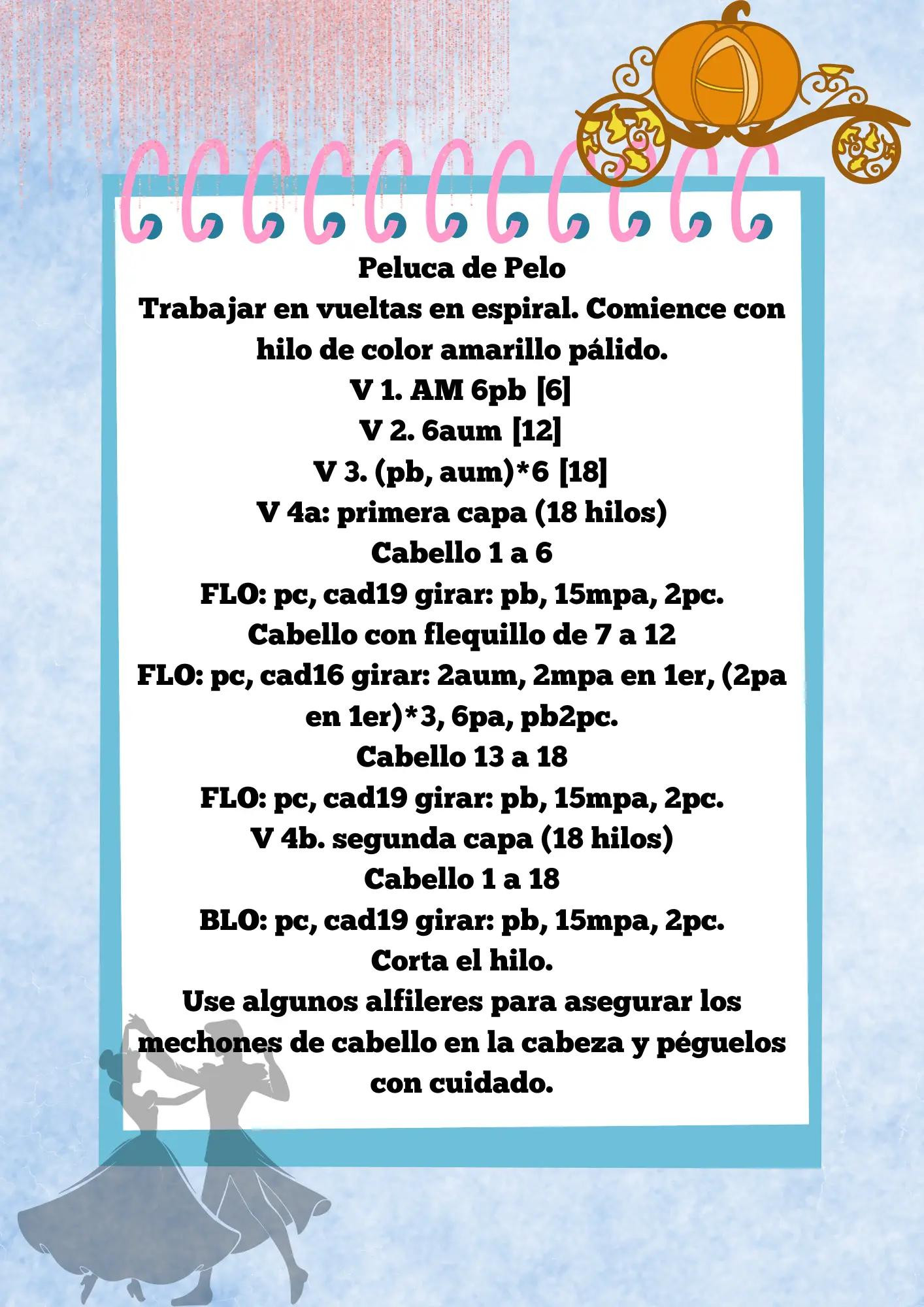 Patrón de Cenicienta gratuito