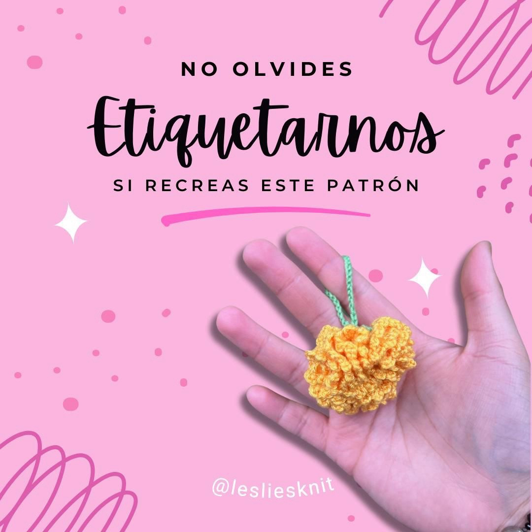 Patrón de Clavel Amarillo Móc Len