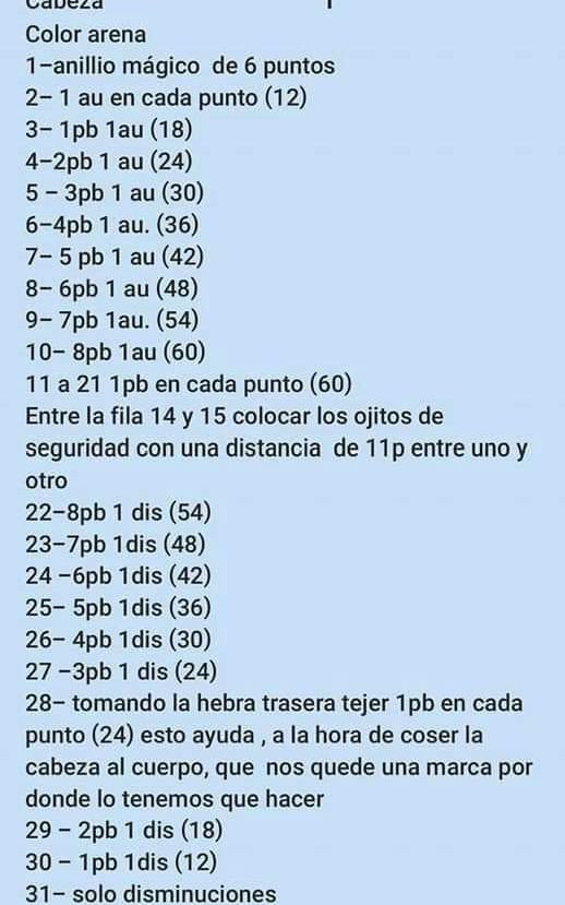 Patrón de Conejo Amigurumi Azul y Crema