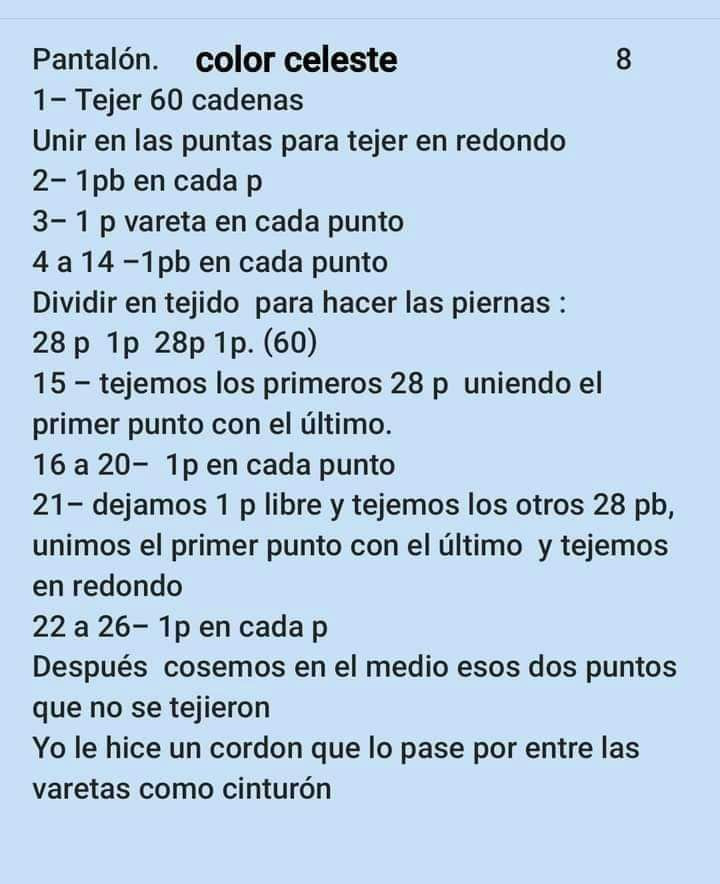 Patrón de Conejo Amigurumi Azul y Crema