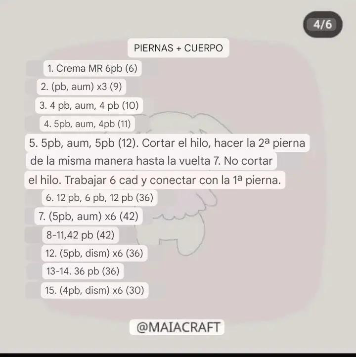 Patrón de conejo amigurumi con top azul