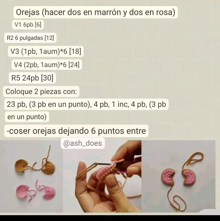 Patrón de crochet amigurumi Jerry pequeño