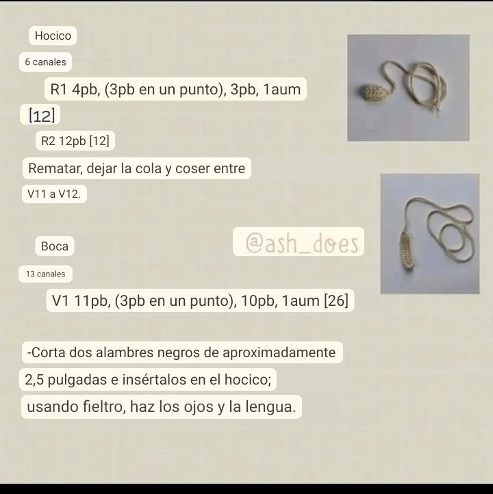 Patrón de crochet amigurumi Jerry pequeño