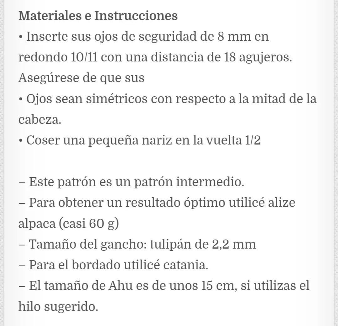 Patrón de crochet amigurumi para hacer el ciervo 'Ahu' con hilo Alize Alpaca
