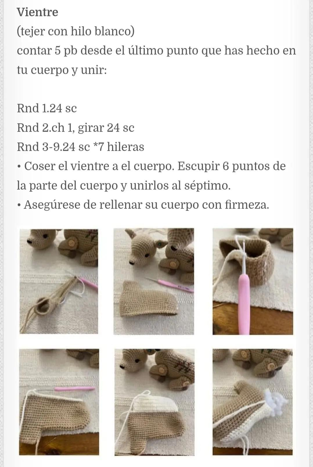 Patrón de crochet amigurumi para hacer el ciervo 'Ahu' con hilo Alize Alpaca