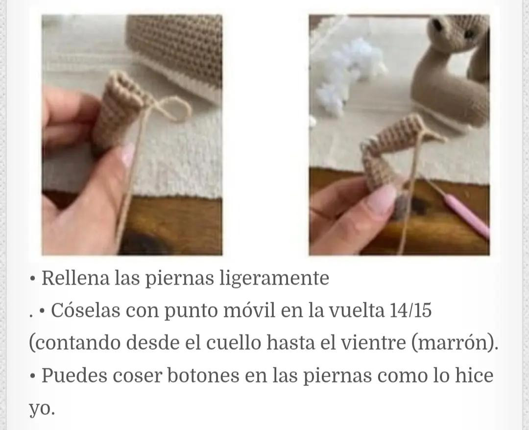 Patrón de crochet amigurumi para hacer el ciervo 'Ahu' con hilo Alize Alpaca