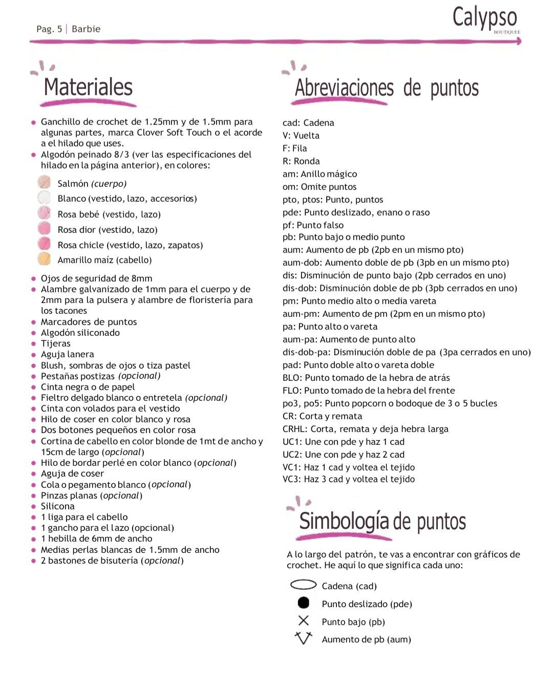 Patrón de Crochet Barbie: Muñeca Amigurumi con Vestido a Cuadros Rosa y Rubia