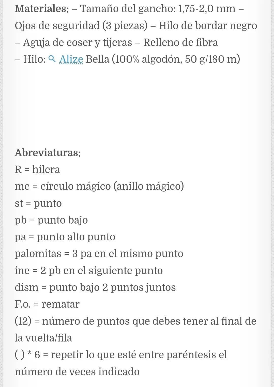 Patrón de crochet gratis para fantasma tierno con sombrero de bruja y calabazas, materiales y abreviaturas incluidas