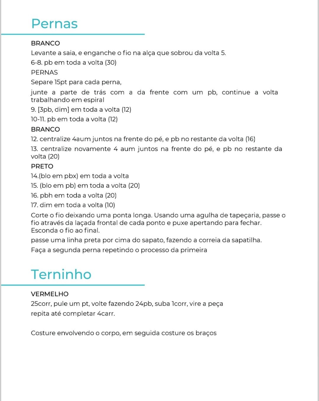 Patrón de Crochet para Amigurumi Chilindrina con gafas y trenzas