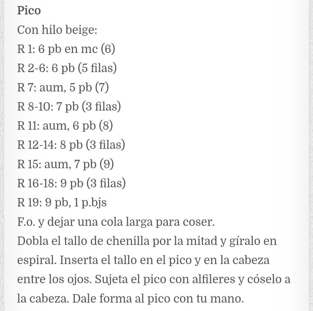 Patrón de Crochet para Amigurumi Pájaro Kiwi: Guía Paso a Paso con Materiales y Abreviaturas