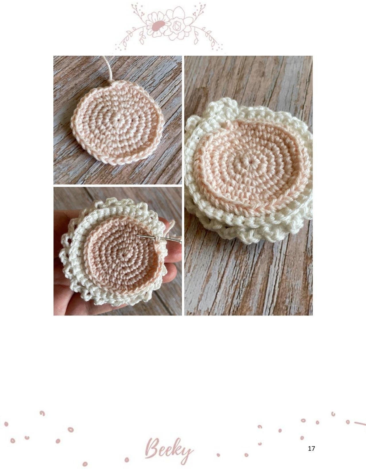Patrón de crochet para Beeky la oveja amigurumi con instrucciones paso a paso