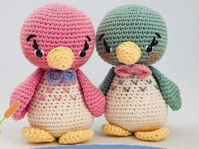 Patrón de crochet Pingüino Amigurumi Cereza