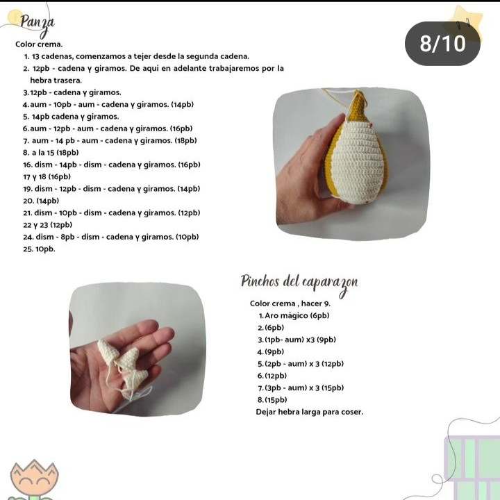 Patrón de ganchillo Bowser: Amigurumi completo paso a paso