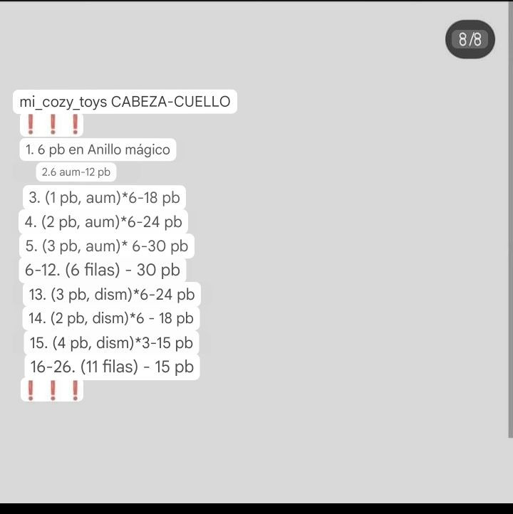 Patrón de ganchillo gratis para alpacita amigurumi con instrucciones