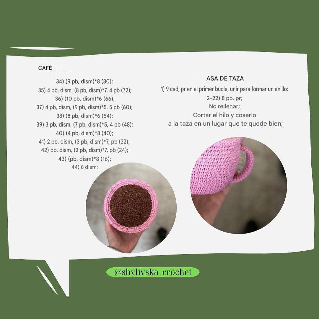 Patrón de ganchillo gratis: una rana en una taza