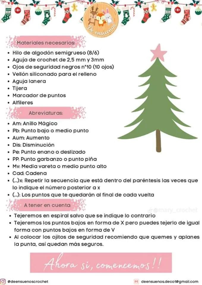 Patrón de ganchillo gratuito para esferas navideñas amigurumi