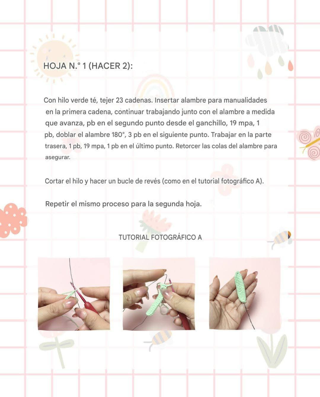 Patrón de ganchillo gratuito: Tulipanes en maceta