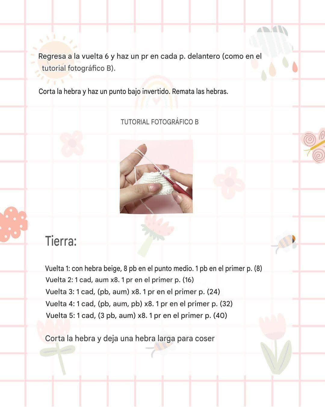 Patrón de ganchillo gratuito: Tulipanes en maceta