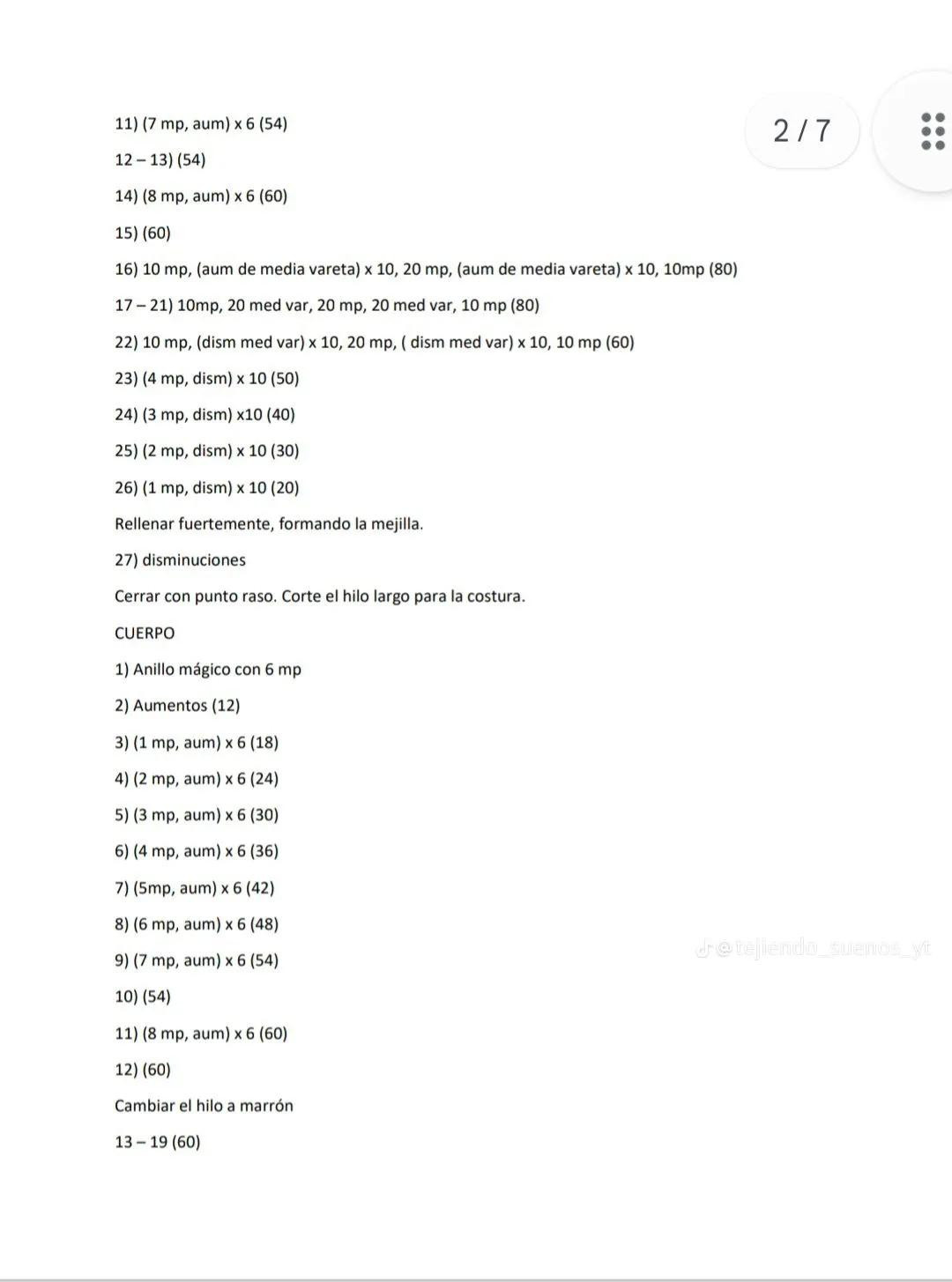 Patrón de ganchillo para abeja amigurumi con miel