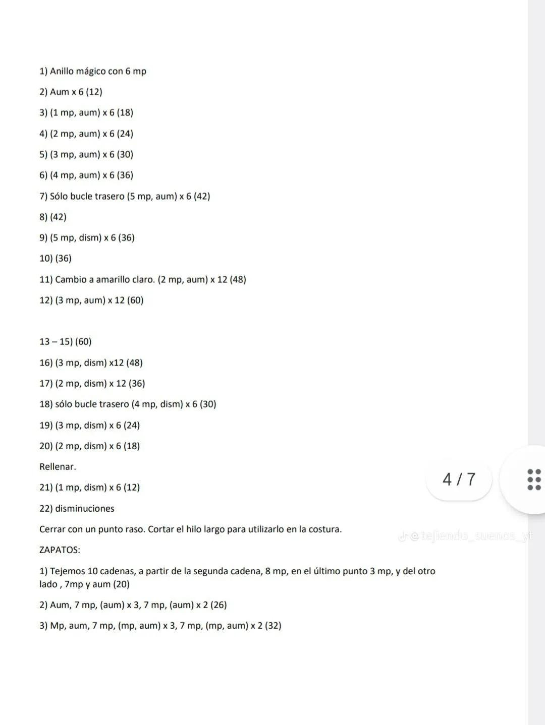 Patrón de ganchillo para abeja amigurumi con miel