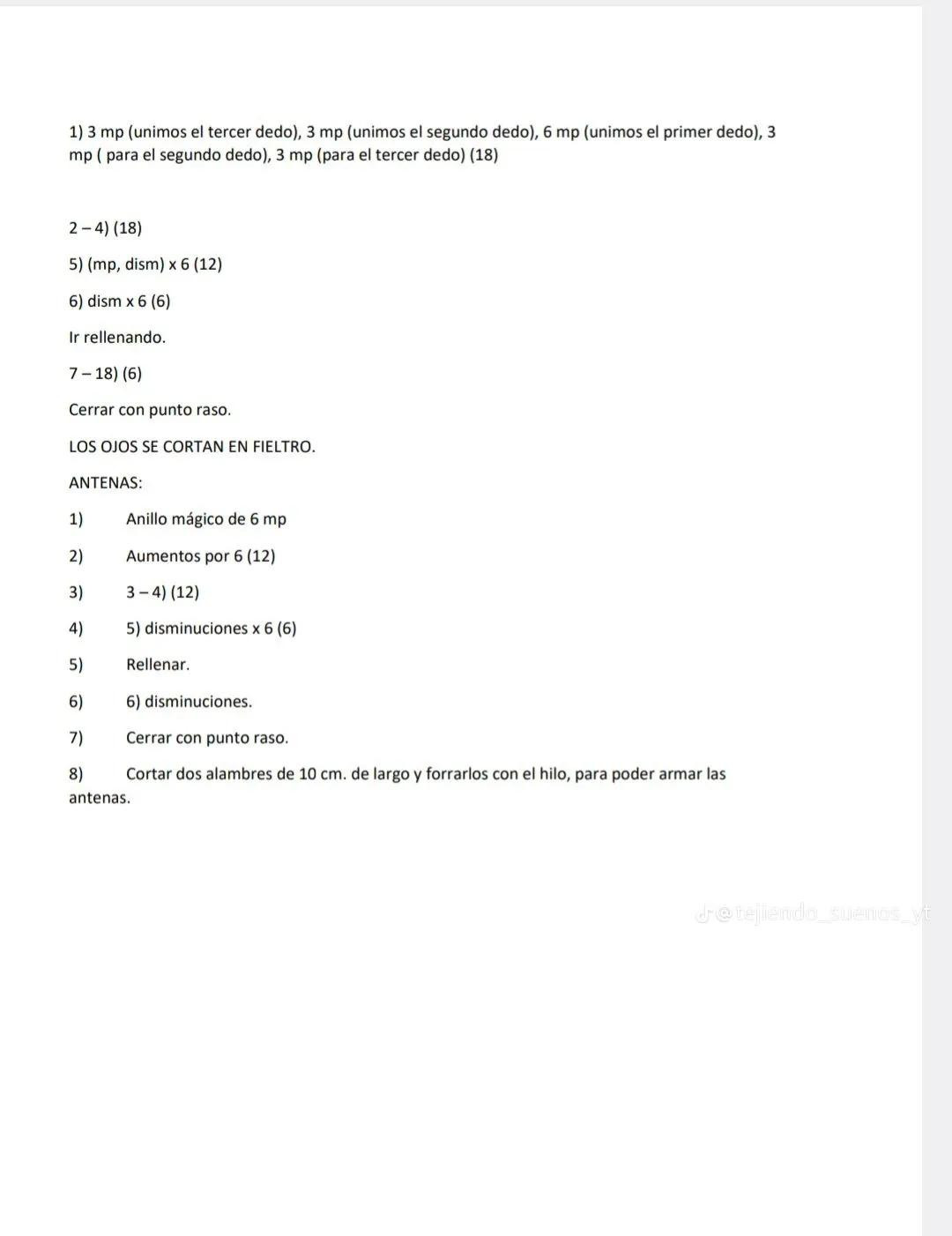 Patrón de ganchillo para abeja amigurumi con miel