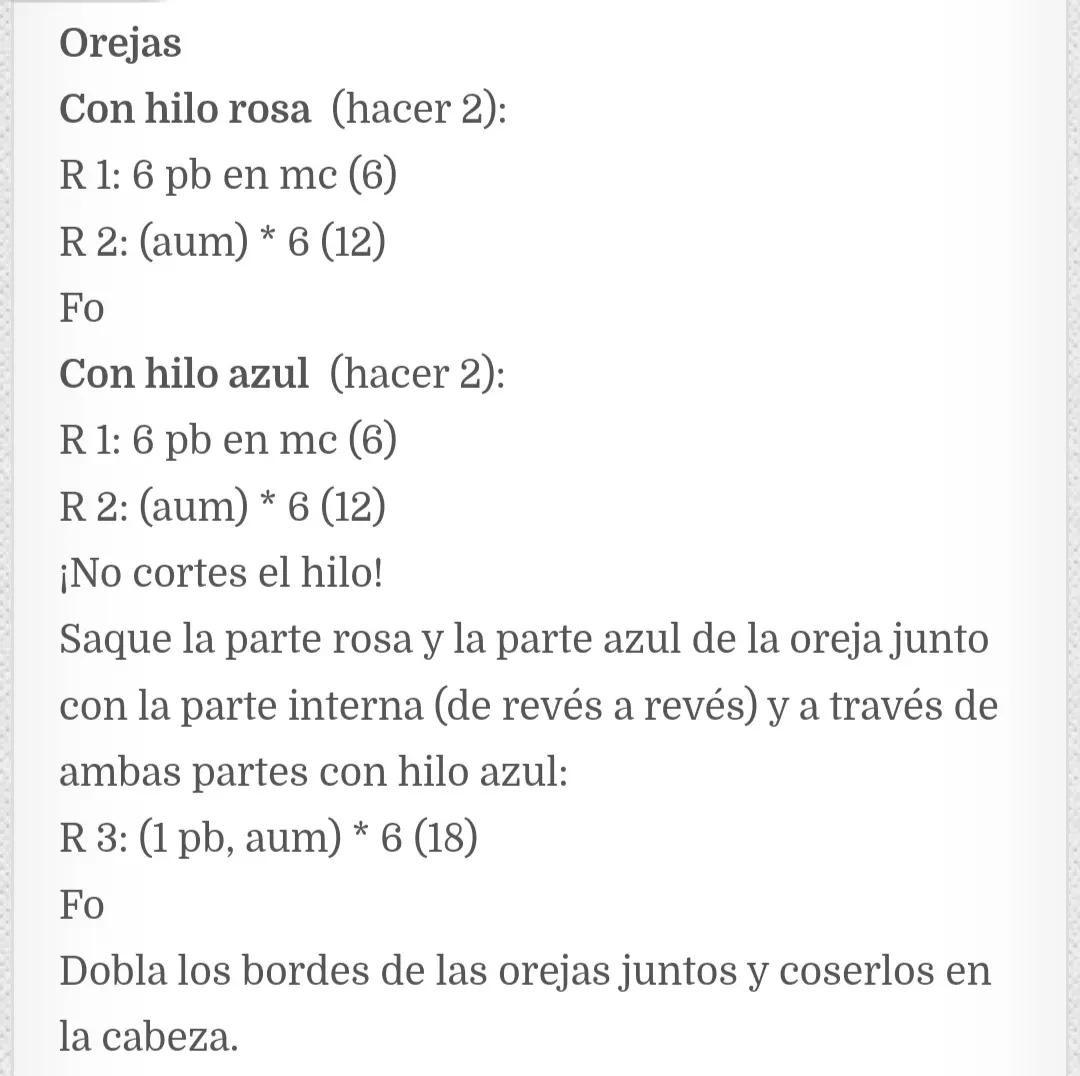 Patrón de Ganchillo para Amigurumi de Hipopótamo Azul con Lazo Turquesa