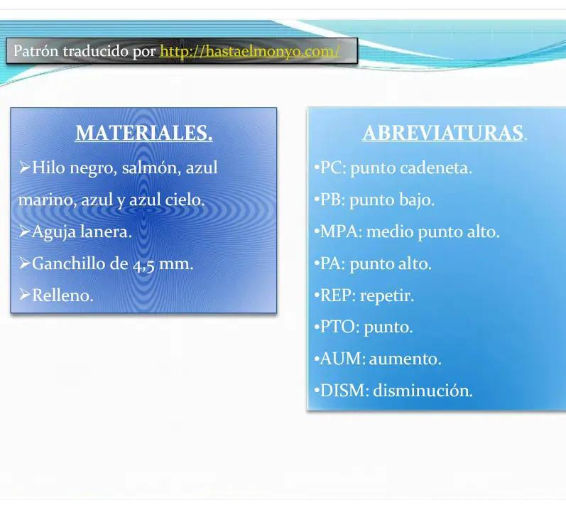 Patrón de Ganchillo para Amigurumi Stitch Azul